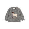 Buho Grey Melange Llama Sweater