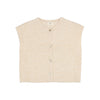 Buho Natural Lurex Vest