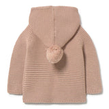Li & Me Candy Knit Hooded Cardigan