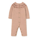 Li & Me Candy/Bloom Knit Chickpea Romper