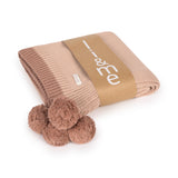 Li & Me Candy Bloom Knit Pompom Blanket