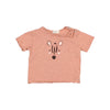 Buho Rose Clay Zebra Tshirt