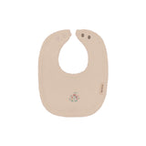 Ely's & Co Floral Pink Ribbed Print Bib