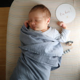 Mushie Tradewinds Swaddle Blanket