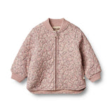 Wheat Powder Floral Meadow Loui Thermo Baby Jacket