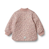 Wheat Powder Floral Meadow Loui Thermo Baby Jacket
