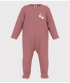 Petit Bateau Raspberry Graphic Footie