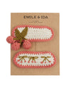 Emile Et Ida Anemone Crochet Barette Set