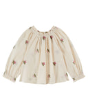 Emile Et Ida Rose Embroider Blouse