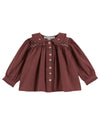 Emile Et Ida Violine Smocked Blouse