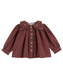 Emile Et Ida Violine Smocked Blouse