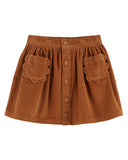 Emile Et Ida Pecan Pocket Skirt