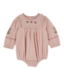 Emile Et Ida Peony Rose Romper
