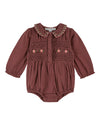 Emile Et Ida Violine Smocked Romper
