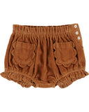 Emile Et Ida Pecan Pocket Velvet Bloomer