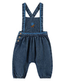Emile Et Ida Denim Embroider Overall