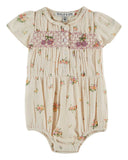Emile Et Ida Althea Smocked Romper