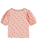 Emile Et Ida Red Print Tshirt