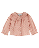 Emile Et Ida Rosemary Smocked Embroider Blouse/Bloomer