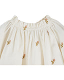 Emile Et Ida Ecru Ample Point De Croix Blouse