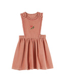 Emile Et Ida Sakura Embroider Tablier Dress