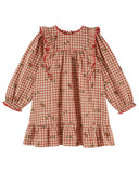 Emile Et Ida Vichy Embroider Dress