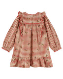 Emile Et Ida Vichy Embroider Dress