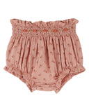 Emile Et Ida Rosemary Smocked Embroider Blouse/Bloomer