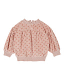 Emile Et Ida Marjolaine Velour Print Sweatshirt