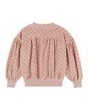Emile Et Ida Marjolaine Velour Print Sweatshirt