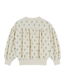 Emile Et Ida Scarlet Velour Print Sweatshirt