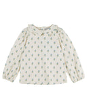 Emile Et Ida Scarlet Jersey Print Blouse