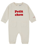 Emile Et Ida Ecru Petit Chou Jumpsuit