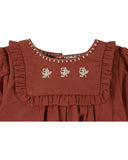 Emile Et Ida Acajou Bebe Embroider Combibloomer