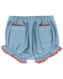 Emile Et Ida Bleu Delave Denim Bloomer