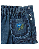 Emile Et Ida Denim Embroider Bloomer