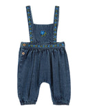 Emile Et Ida Denim Embroider Salopette