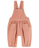 Emile Et Ida Sakura Fleur Velour Pocket Salopette