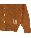 Emile Et Ida Caramel Patch Cardigan