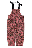 Piupiuchik Pink Animal Print Dungaree