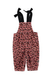 Piupiuchik Pink Animal Print Dungaree