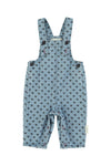 Piupiuchik Blue Denim Hearts Dungarees