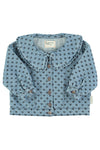 Piupiuchik Blue Denim Heart Print Jacket