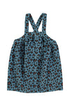 Piupiuchik Blue Animal Print Dress With Straps