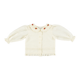 Bebe Organic Heart Lace Anita Baby Blouse