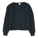 Lil Legs Slate Knit Cardigan