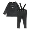 Analogie Black Wash Boys Pocket Tee Set