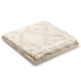 Petit Belle Diamond Crochet Knit Blanket