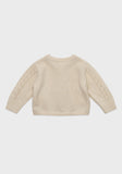 Louisiella Ivory Abbie Knit Baby Cardigan