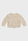 Louisiella Ivory Abbie Knit Baby Cardigan